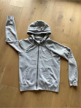 Nike Grey Full-Zip Sweater